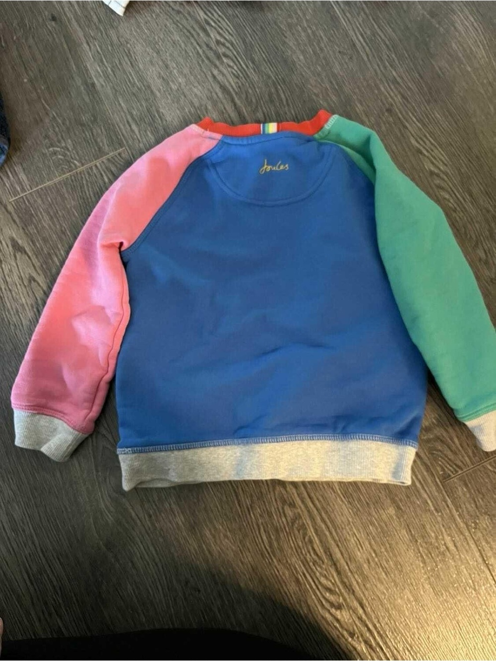 4T colourblock Crewneck kids Sweatshirt - Picture 2 of 3